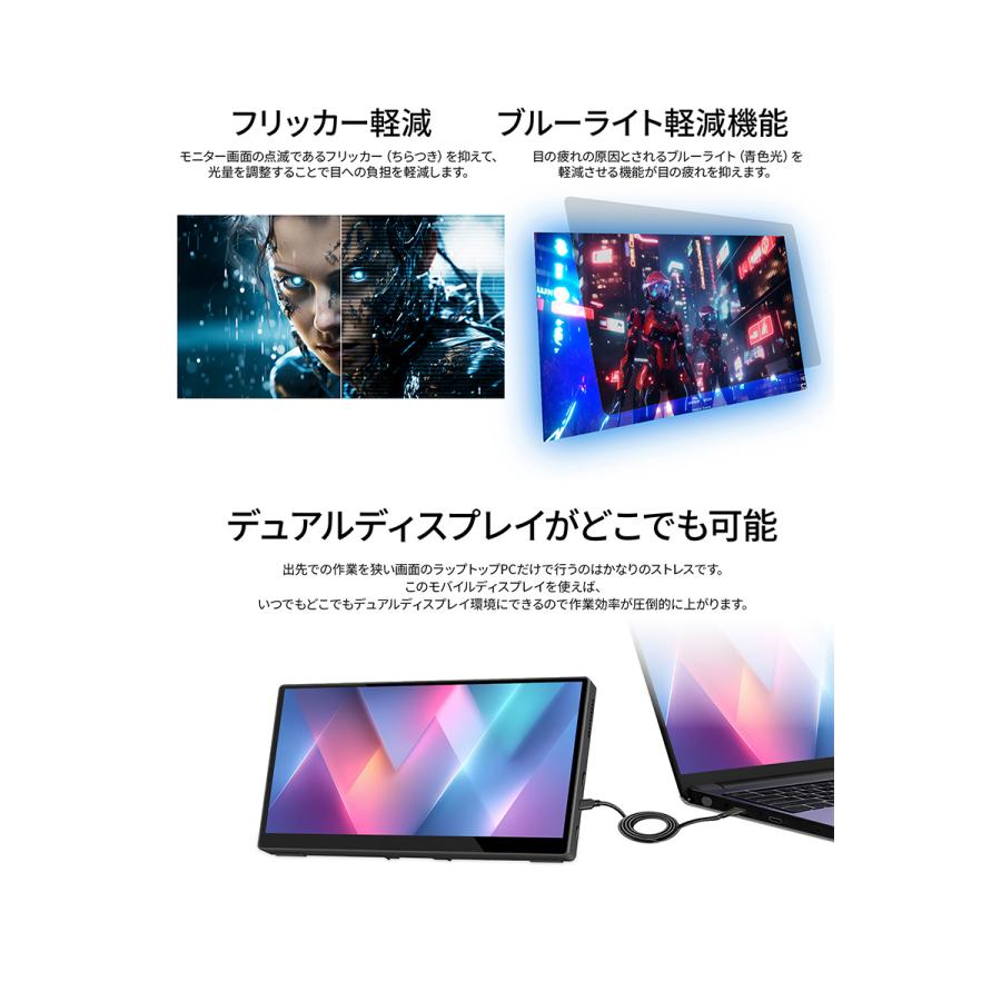 JAPANNEXT（ジャパンネクスト） JAPANNEXT 10.1インチ IPSパネル搭載