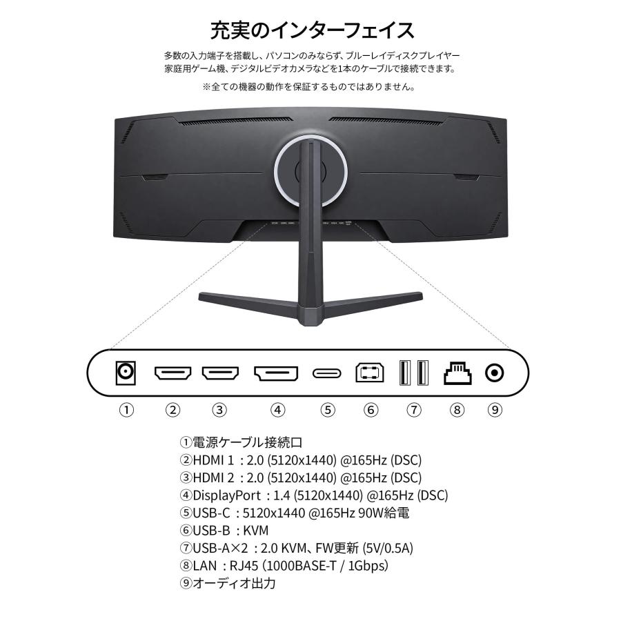 ⭐︎最終値下げ49インチ湾曲ウルトラワイドモニター 本体 Amazon.co.jp