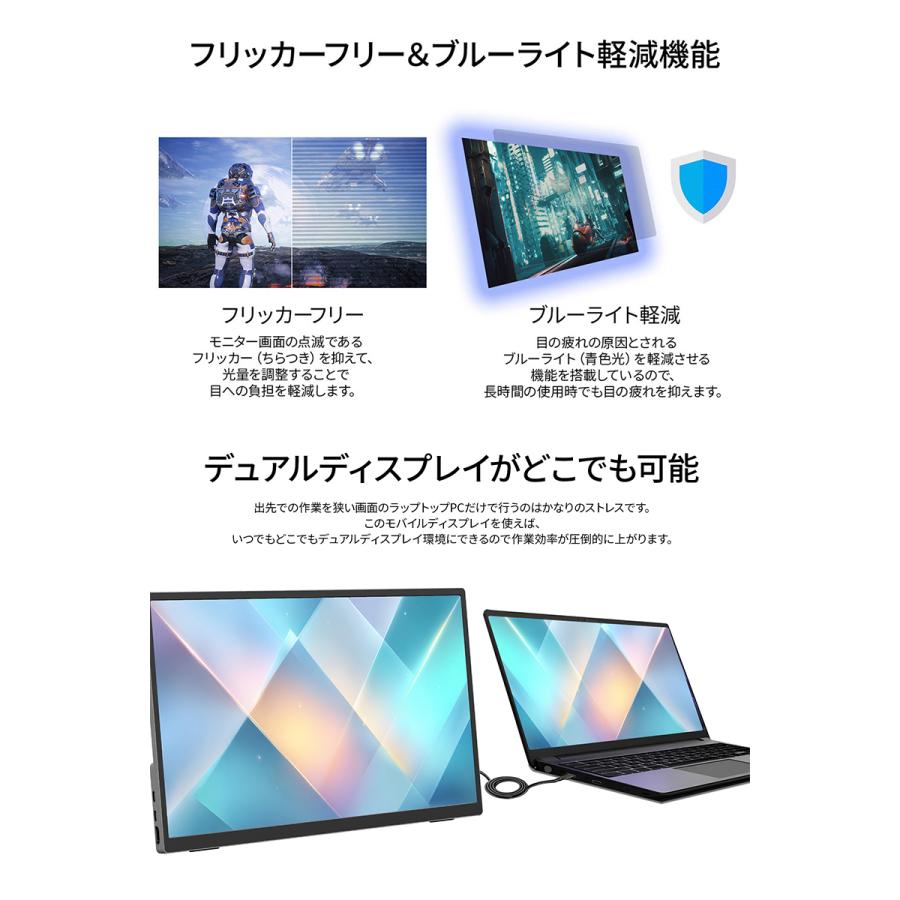 JAPANNEXT（ジャパンネクスト） JAPANNEXT 15.6インチ IPSパネル搭載