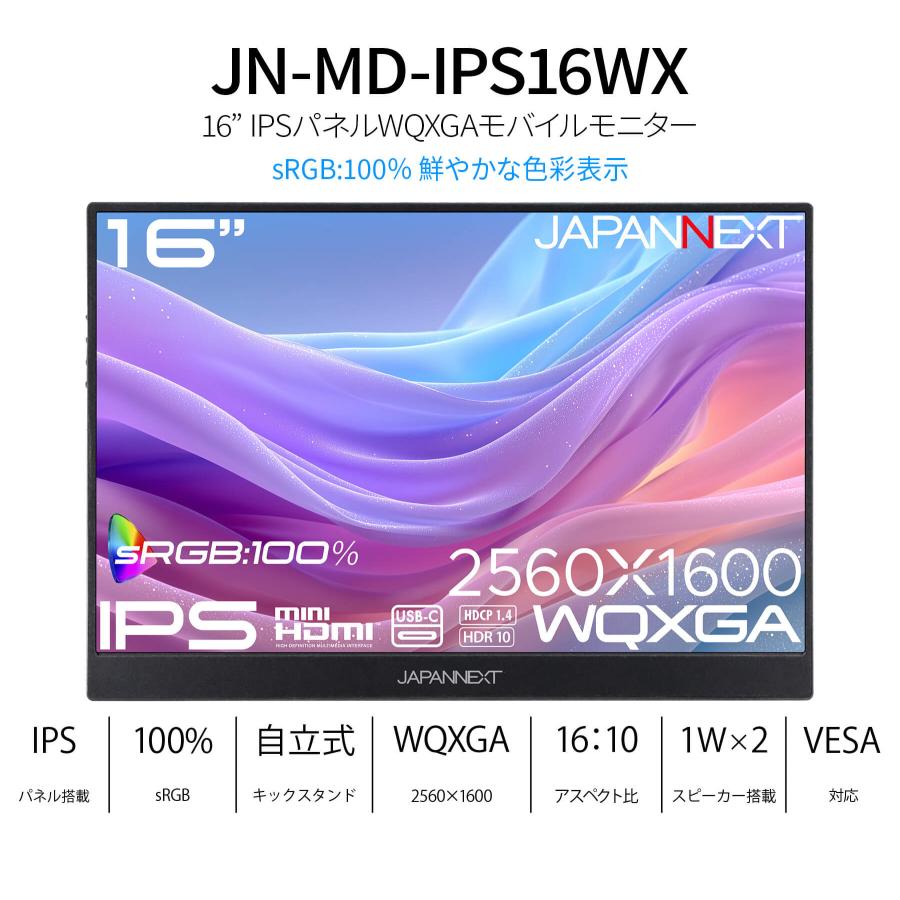 JAPANNEXT（ジャパンネクスト） 【ECサイト限定】JAPANNEXT 16インチ
