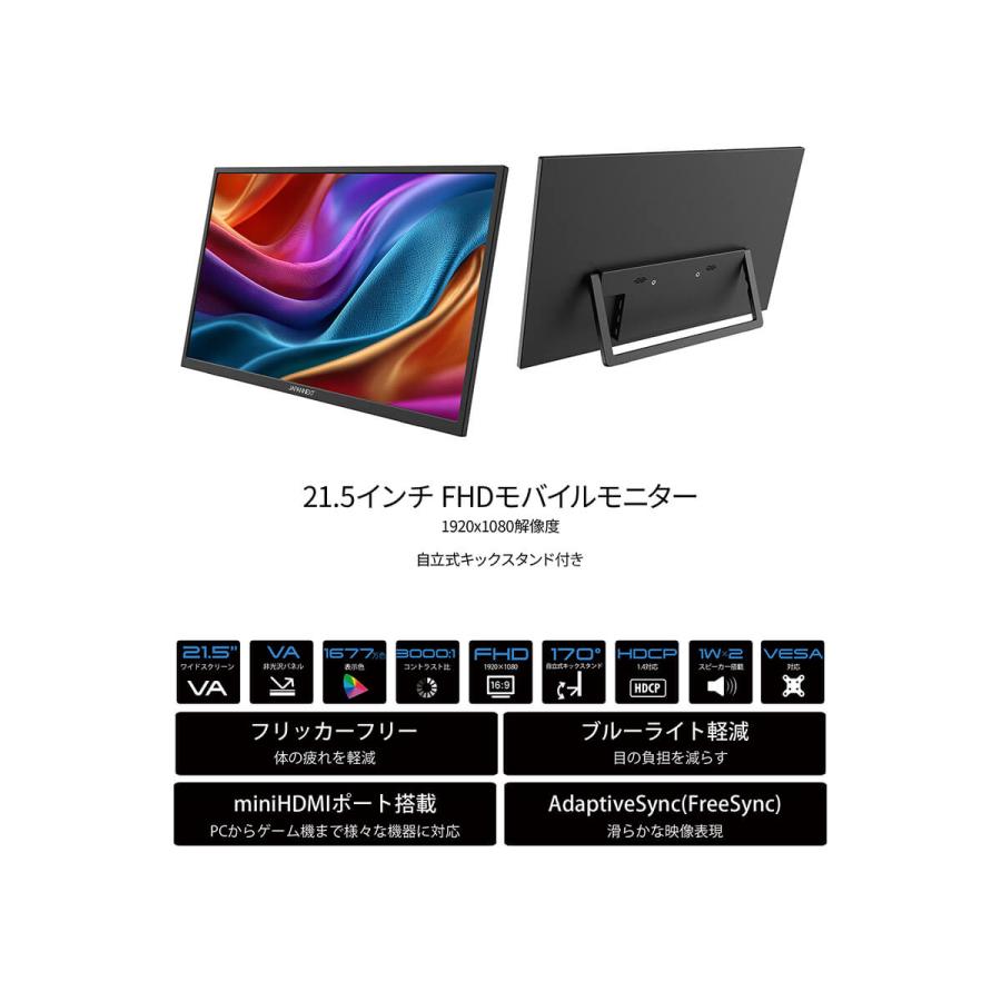 JAPANNEXT（ジャパンネクスト） JAPANNEXT 21.5インチ VAパネル搭載