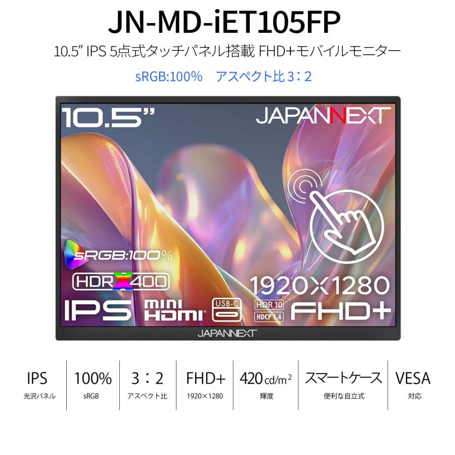 JAPANNEXT（ジャパンネクスト） 【ECサイト限定】JAPANNEXT 10.5インチ