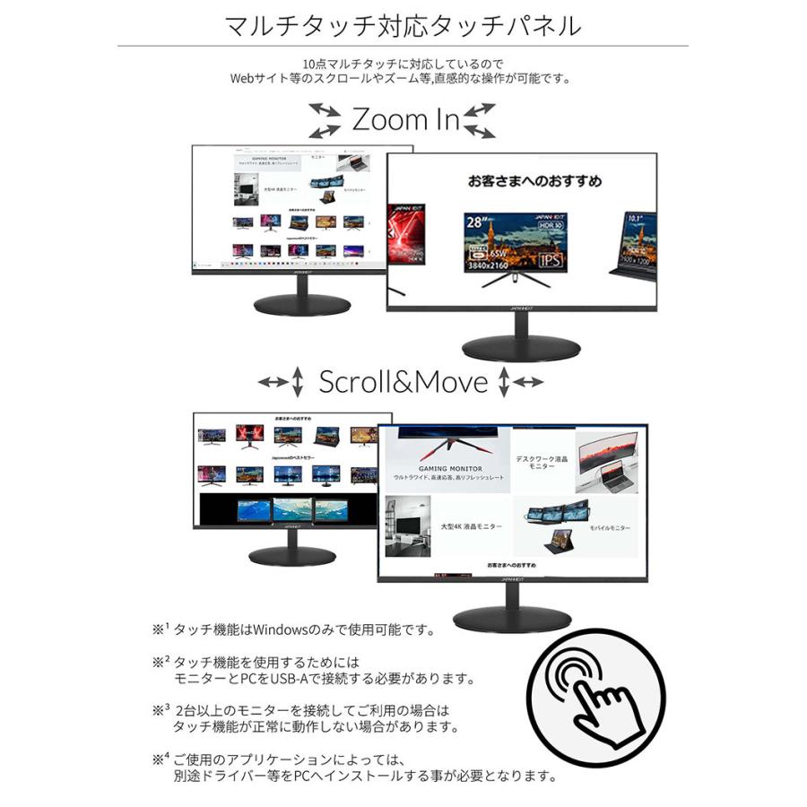 JAPANNEXT（ジャパンネクスト） デスクワーク液晶モニター PCモニター