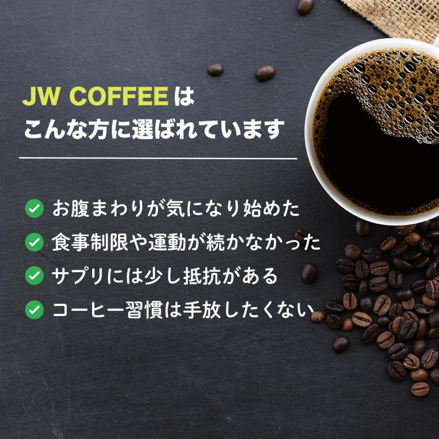 新発売】JW COFFEE ダイエットコーヒー 送料無料 エラグ酸 6mg配合 MCT