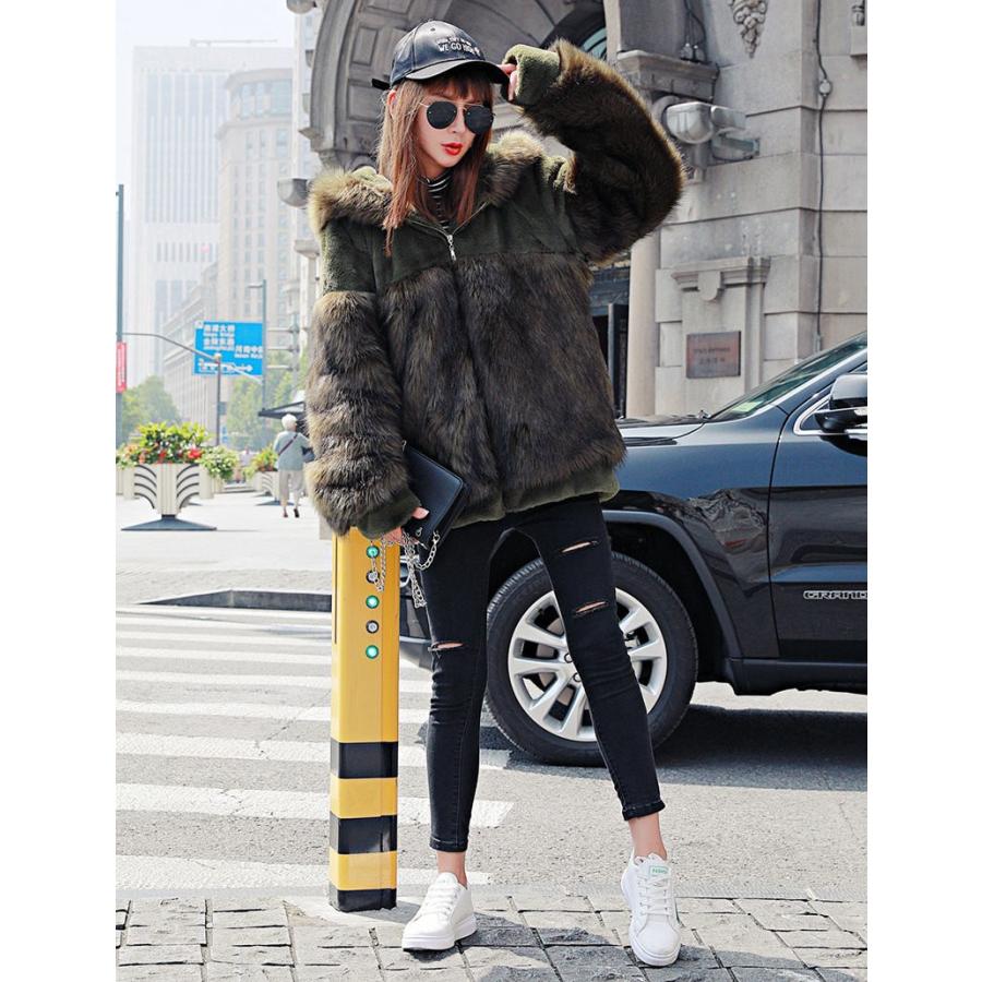 フェイクファーコート レディース フーデットコート 春物 フード付き フェイクファージャケット レディースファション 綺麗め 女の子 ファション Amr0095 Nicole 通販 Yahoo ショッピング