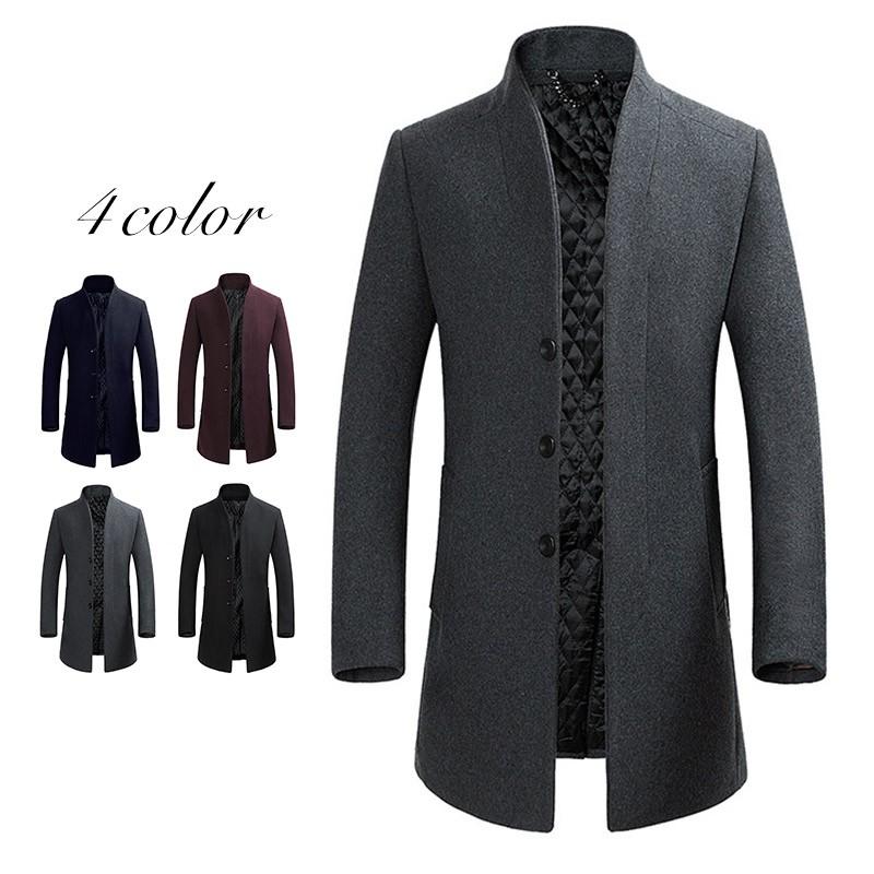 チェスターコート メンズ ビジネスコート 無地 ウールコート 厚手 通勤 アウター ロングコート 秋冬コート 修身 カジュアル 40代 50代 60代 秋冬 新作 Jjady8515 Nicole 通販 Yahoo ショッピング