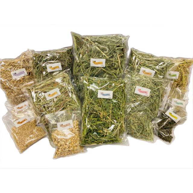 (計12種類)：お試しセット牧草、えん麦、大麦、ペレット、ヘイキューブ｜japax-ibaraki