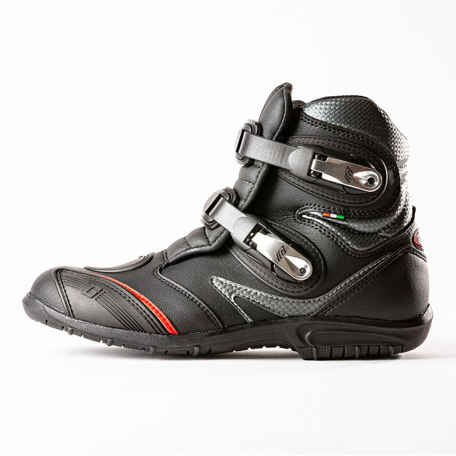 ガエルネ GAERNE バイクブーツ ツーリング用 イタリア製 タフギアフラット / TOUGH GEAR FLAT ブラック|japex|02