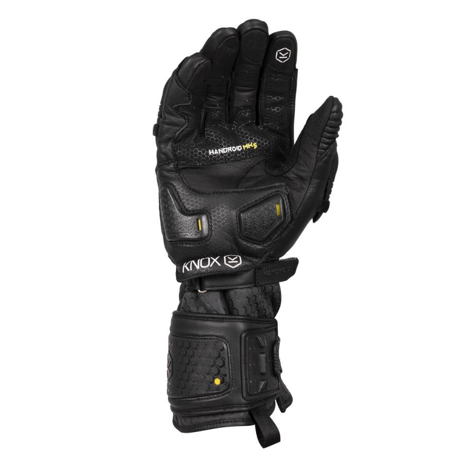 エルフモール KNOX バイク用グローブ ハンドロイドマーク5 ブラック Handroid Pod Gloves MK5 - Knox バイクウェア・装備