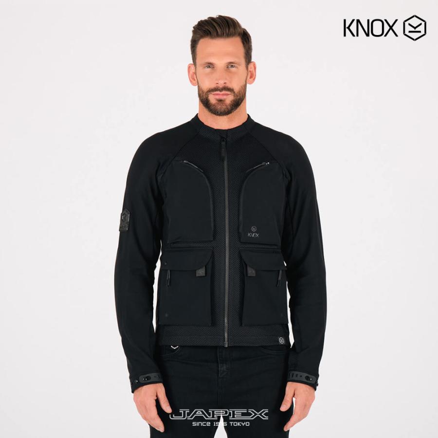 KNOX ブラック バイクジャケット KNOX（バイク） 【正規総代理店】ノックス トーア ブラック