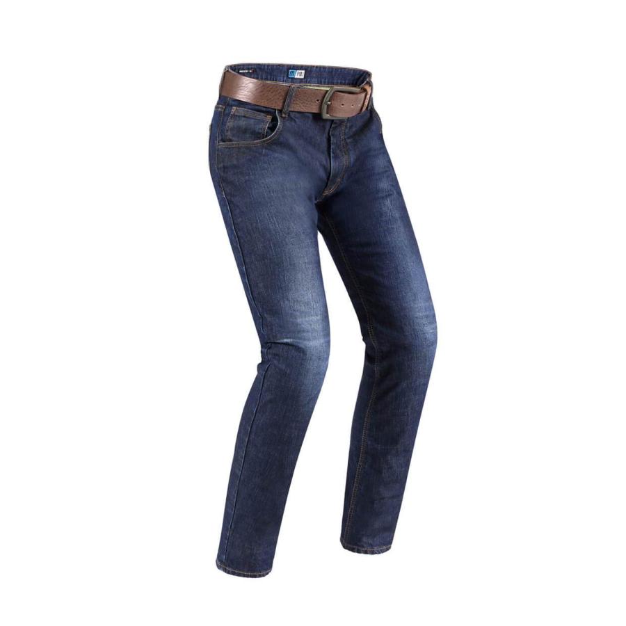 PMJ バイク用パンツ ダークブルー 膝パッド付き ライダースパンツ　ほぼ未使用 PMJ 【正規総代理店】PMJ ライダー インディゴブルー / ピーエム