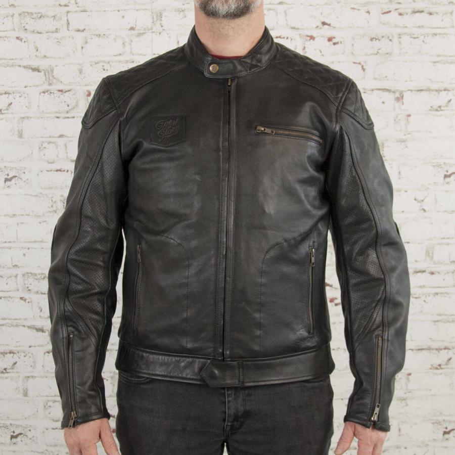 【正規総代理店】エイジオブグローリー ローグ ブラック / Age of Glory ライディング ライダース ジャケット バイク用 プロテクター付き 革ジャン 本革の画像