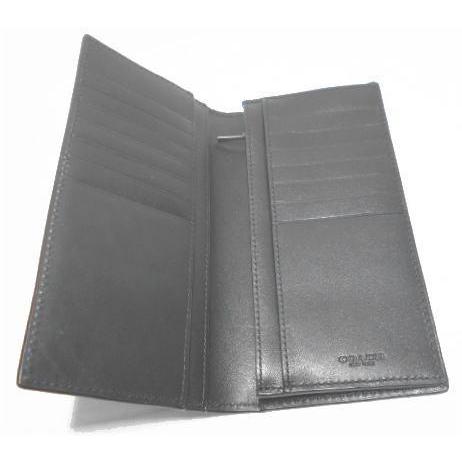 コーチ COACH 長財布 SIG BLACK 本皮 正規品 黒 : japhinitem 