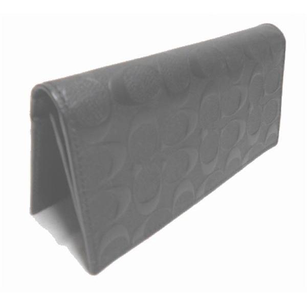 コーチ COACH 長財布 SIG BLACK 本皮 正規品 黒 : japhinitem 