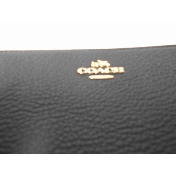 コーチ COACH 長財布 ラウンドジッパーG 本皮 黒 : japhinitem 