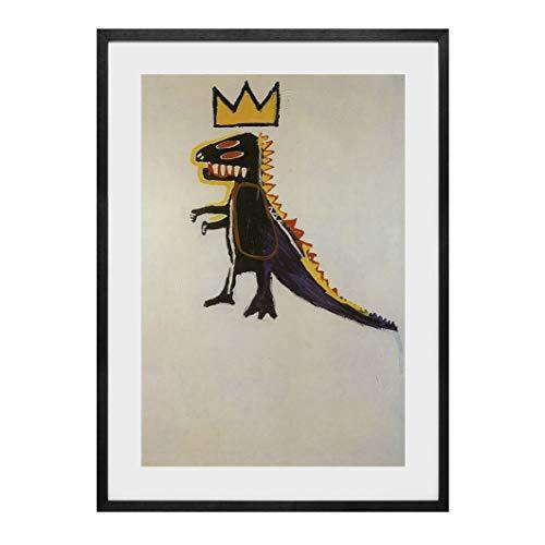 名入れ無料 King フレーム付ポスター Dispenser バスキア Pez Mcgaw デジタルフォトフレーム 写真立て