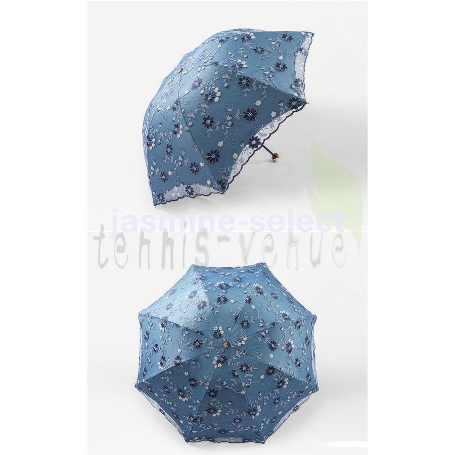 傘 レディース 可愛い 晴雨兼用 耐風 折りたたみ傘 折り畳み傘 ジャンプ おしゃれ 軽量 フラワー お花 エレガント 上品 マダム 高級 刺繍 総柄 特別訳あり特価