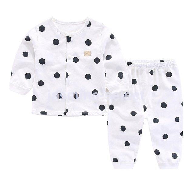 ベビー パジャマ 上下セット 長袖 ロングパンツ 薄手 子供 ルームウェア 男の子 女の子 水玉 部屋着 寝巻 新生児 赤ちゃん 夏 秋用 肌着 ナイトウェア Oiba0xbtww ベビー キッズ マタニティ Editorialdismes Com