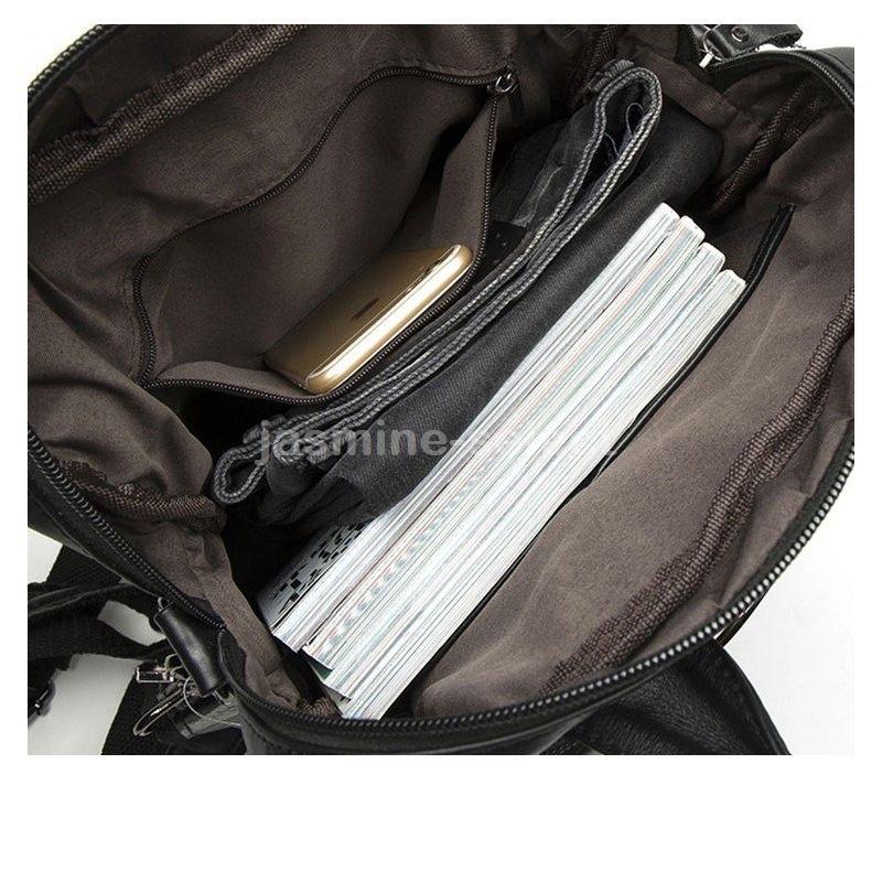 オンラインストア売り リュック メンズ リュックサック 本革 牛革 デイパック ビジネス バックパック レザー 通勤通学 旅行 出張 アウトドア 自転車鞄 カバン Jasmi 9952umbev Jasmine Select 内祝い Rebeccacreek Com