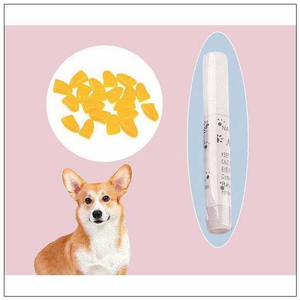 ネイルキャップ ネイルカバー 犬用 ペット 愛犬 犬 爪の保護 滑り止め 家具 床 ソファー カーテン 引っかき防止 カラフル 無地 シンプル 可愛い Pease Vozjf547 Jasmine Select 通販 Yahoo ショッピング
