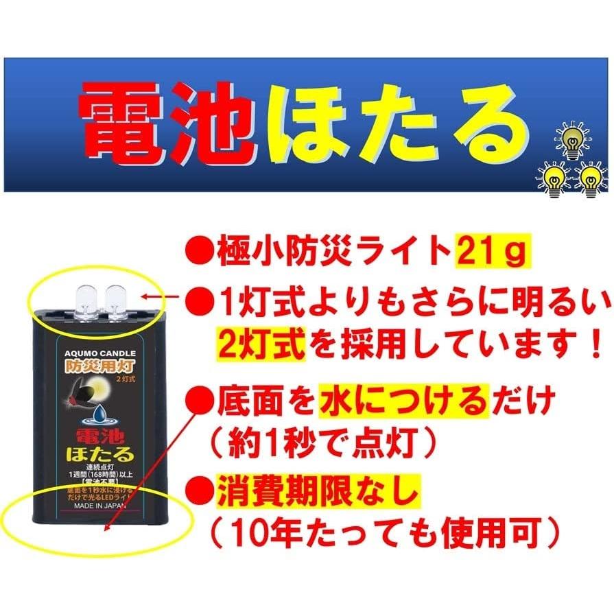 電池ほたる 2灯式アクモキャンドル 水に浸すと長期間点灯 小型 電池ほたる 2灯式アクモキャンドル 水に浸すと長期間点灯 小型