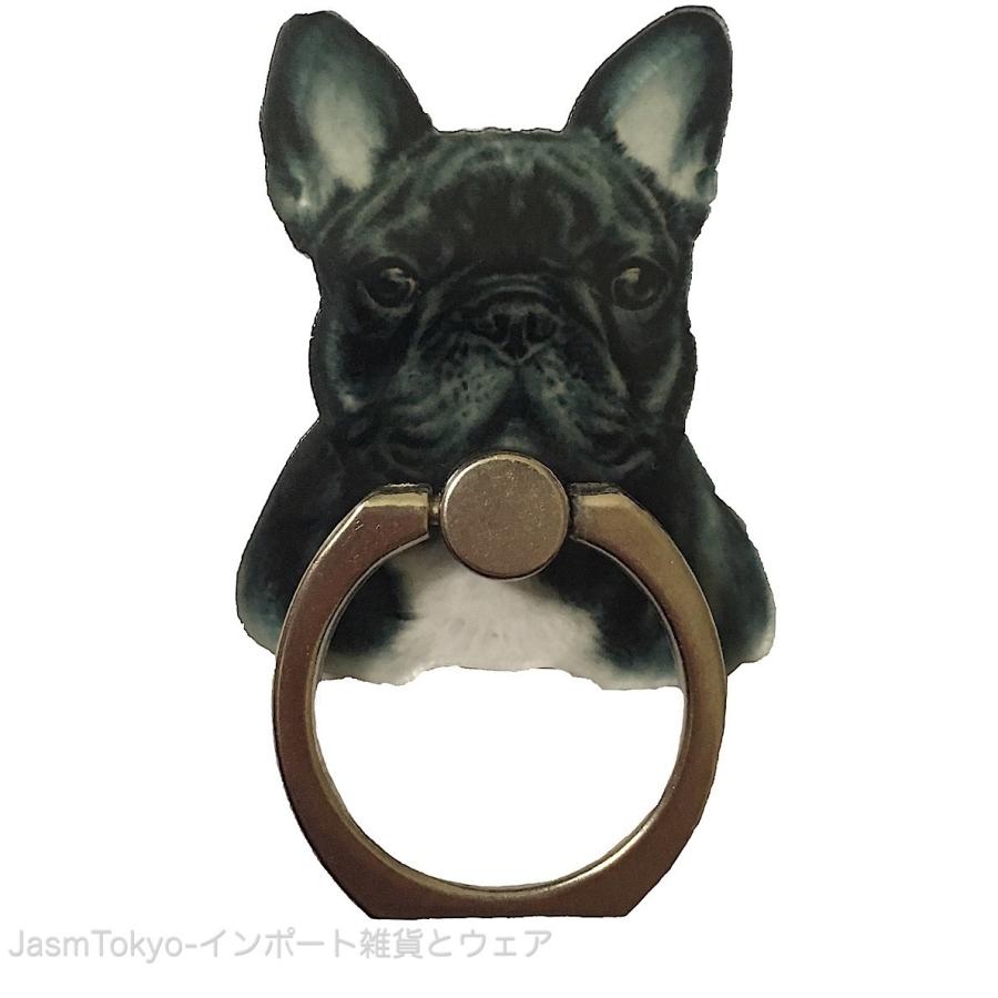 スマホリング かわいい おしゃれ 犬 動物 キャラクター フレンチブルドッグ パイド エプロン スタンド機能 360度回転 落下防止 Jasm ジャスム Ring Dog Jasmtokyo 生活雑貨とウェア 通販 Yahoo ショッピング
