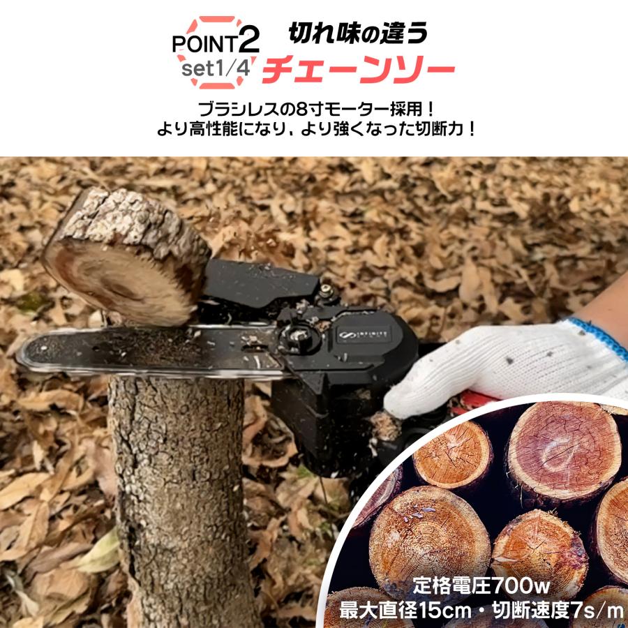 高枝チェーンソー 草刈り機 高枝ハサミ マキタ バッテリー 互換 電動