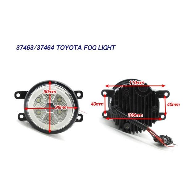 純正交換 LEDフォグランプ デイライト青 / ヴォクシィ VOXY 70系