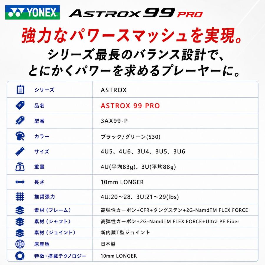 YONEX ヨネックス バドミントン ラケット ASTROX アストロクス