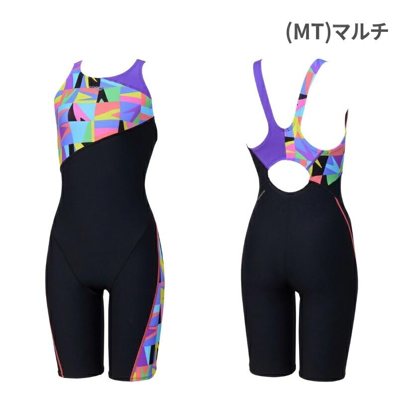 SPEEDO スピード 水泳 スイム スイミング 水着レディース競泳用 水着競泳 レーシング公式大会 ターンズシリーズ 幅広ストラップ レディースニースキン STW12605の画像