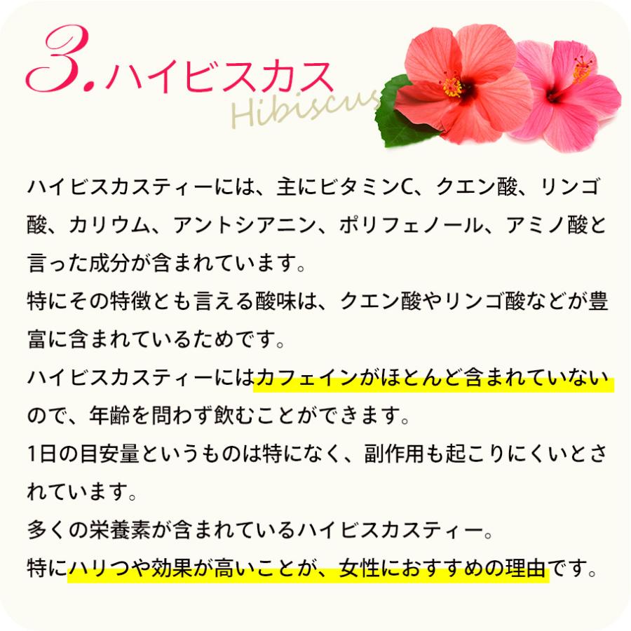 お茶を飲んでキレイになろう 美ボディ ルイボス＆ローズヒップ＆ハイビスカスティー ティーパック 3g×30包 健康 美容 ビタミン｜javasuperfood｜06