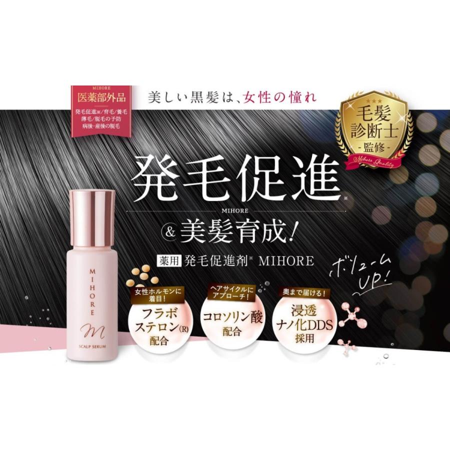 最大48%OFFクーポン MIHORE ミホレ 育毛剤 80ml fawe.org