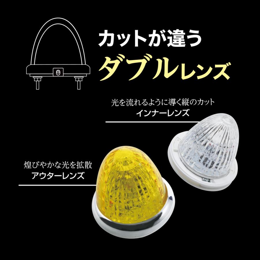 yac ヤック 牙龍マーカー イエロー 12/24V■CE511 | YAC（自動車用アクセサリ） | 03