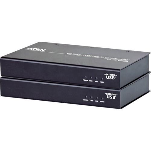 ATEN KVMエクステンダー USB DVI対応(1,920×1,200@100m)(HDBaseT class A、ExtremeUSB対応) CE610A
