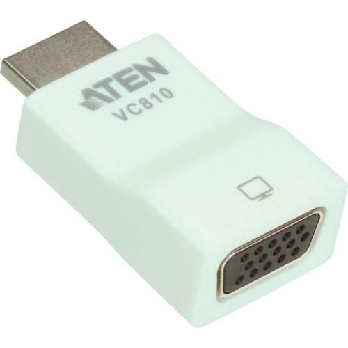ATEN ビデオ変換器 HDMI to VGAタイプ VC810 - 材料、資材