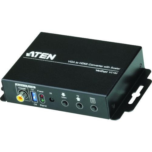 ATEN　ビデオ変換器　VGA　VC182　to　スケーラー搭載　オーディオ対応　HDMI