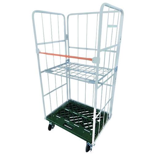 (送料別途)(直送品)ヤマト 跳ね上げ中間棚付コンビテナー LRC50J-PI(HA)