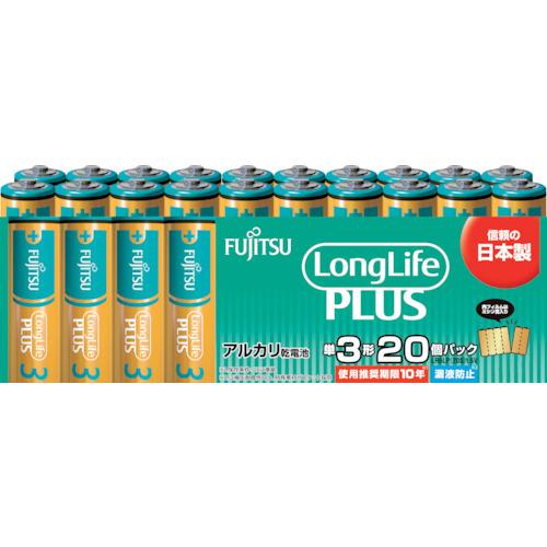 富士通 アルカリ乾電池単3 Long Life Plus 20個パック LR6LP(20S)｜jb-tool