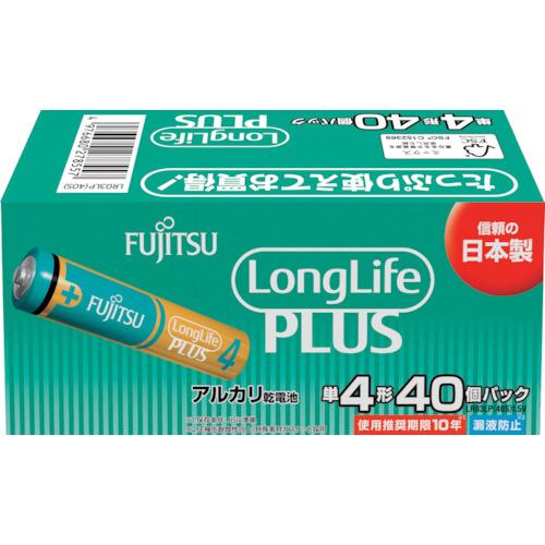 富士通 アルカリ乾電池単4 Long Life Plus 40個パック LR03LP(40S)｜jb-tool