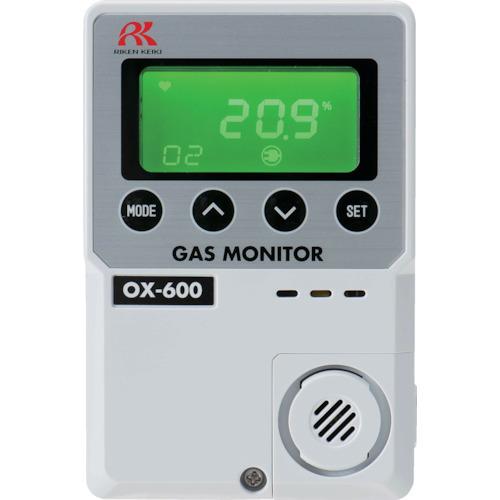 (送料別途)(直送品)理研 小型酸素モニターOX-600(C)(0-25vol%)一体型 AC100V仕様 OX600C-AC100V