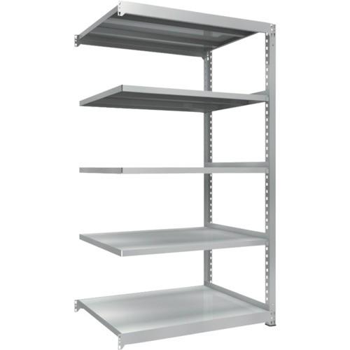 (送料別途)(直送品)TRUSCO 耐食性スチール棚 TZM3型中量棚 1200X921XH2100 5段 連結 TZM3-7495B