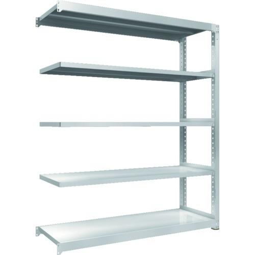 (送料別途)(直送品)TRUSCO 耐食性スチール棚 TZM3型中量棚 1800X471XH2100 5段 連結 TZM3-7655B