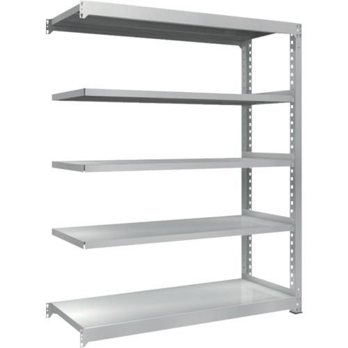 (送料別途)(直送品)TRUSCO 耐食性スチール棚 TZM3型中量棚 1500X571XH1800 5段 連結 TZM3-6565B