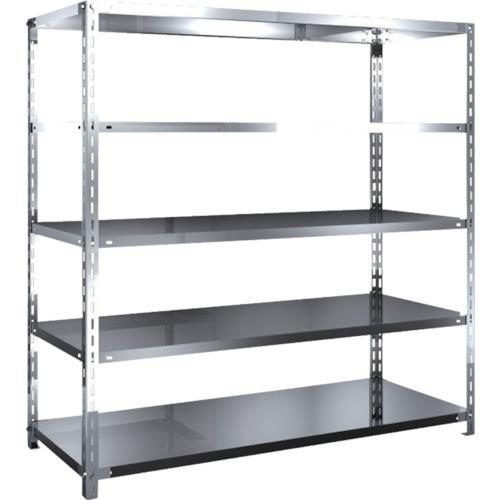 (送料別途)(直送品)TRUSCO ステンレス棚 SUS430製軽量棚 1500XD600XH1500 天地5段 SU4-5565