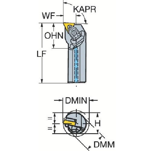 サンドビック コロターンRC ネガチップ用ボーリングバイト(410) A32T-DTFNL 16