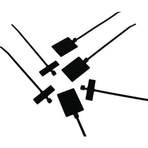 パンドウイット 旗型タイプナイロン結束バンド 耐候性黒 (500本入) PL2M2S-D0