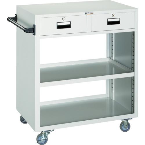 (送料別途)(直送品)TRUSCO ツールワゴン 750X500XH880 引出付 ホワイト NTS-402N-W