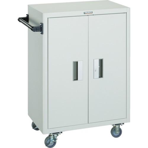 (送料別途)(直送品)TRUSCO ツールワゴン 600X400XH880 扉付 ホワイト NTS-501N-W