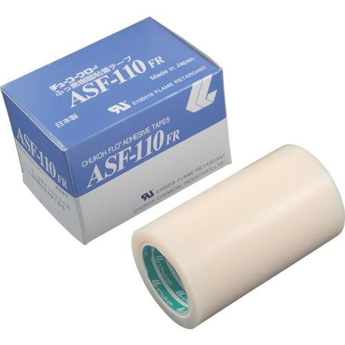 チューコーフロー　フッ素樹脂粘着テープ　0.13t×100w×10m　ASF110FR-13X100