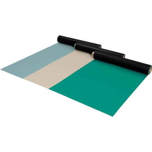 (直送品)アキレス 導電性テーブルマット PFカラーセイデンマットアイボリー SKY-50-I